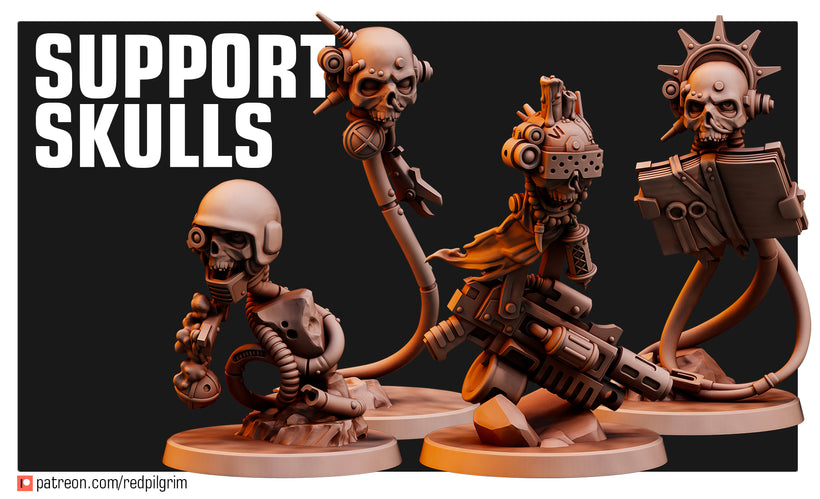 Support Skulls (4 Models)