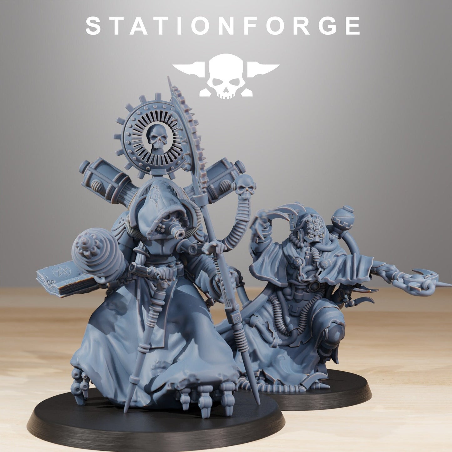 Scavenger Cultist Leader & Seer 8k Resolution Print by Station Forge