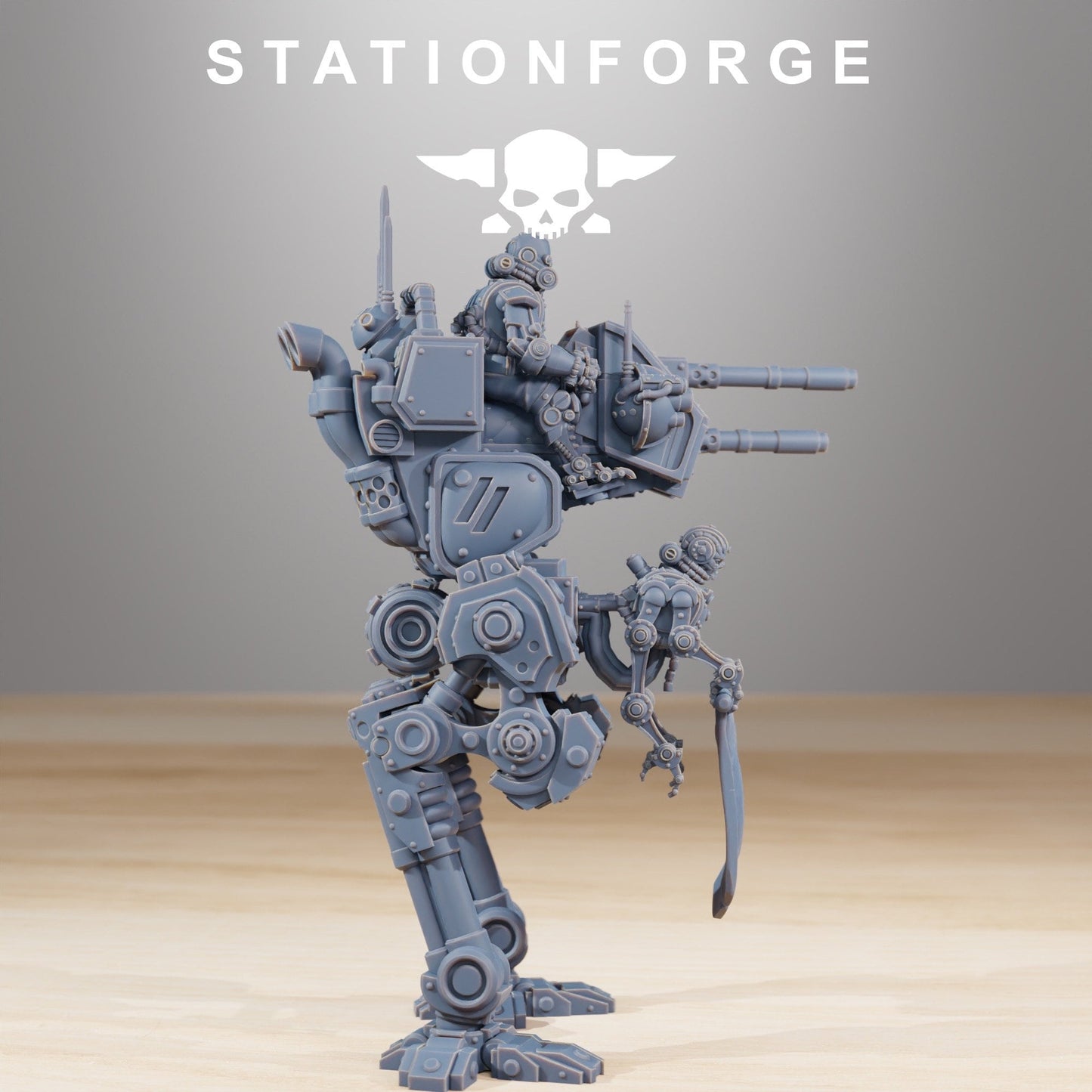 Scavenger Walker by StationForge Miniatures - | 8K Resin 3D Print | Grimdark Future | Machine Cult | Mars Tech Priests | Astra Militarum