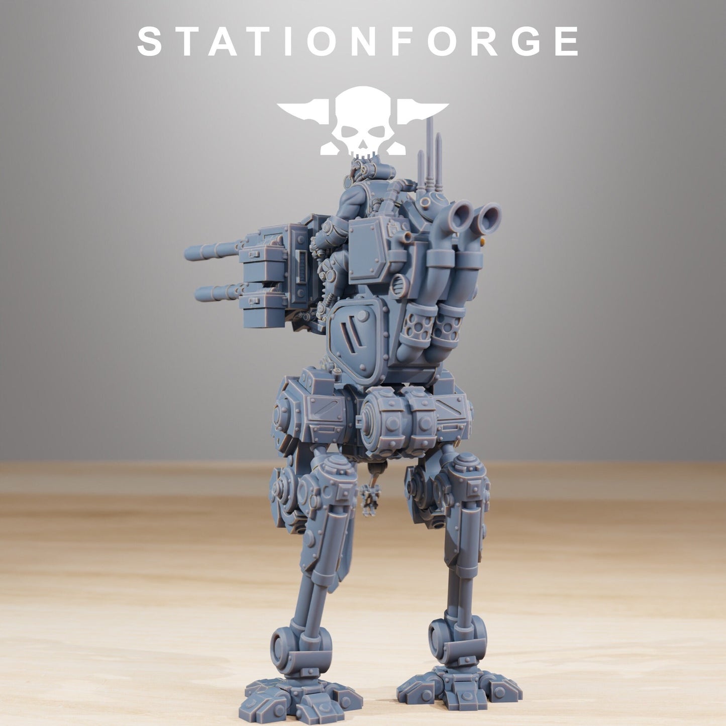 Scavenger Walker by StationForge Miniatures - | 8K Resin 3D Print | Grimdark Future | Machine Cult | Mars Tech Priests | Astra Militarum