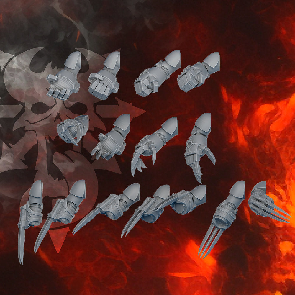 Indivisible Legion Dismembers Squad by DakkaDakka Miniatures - | Grimdark Future | Space Sci-Fi Knights | Heretic Cultists | Chaos