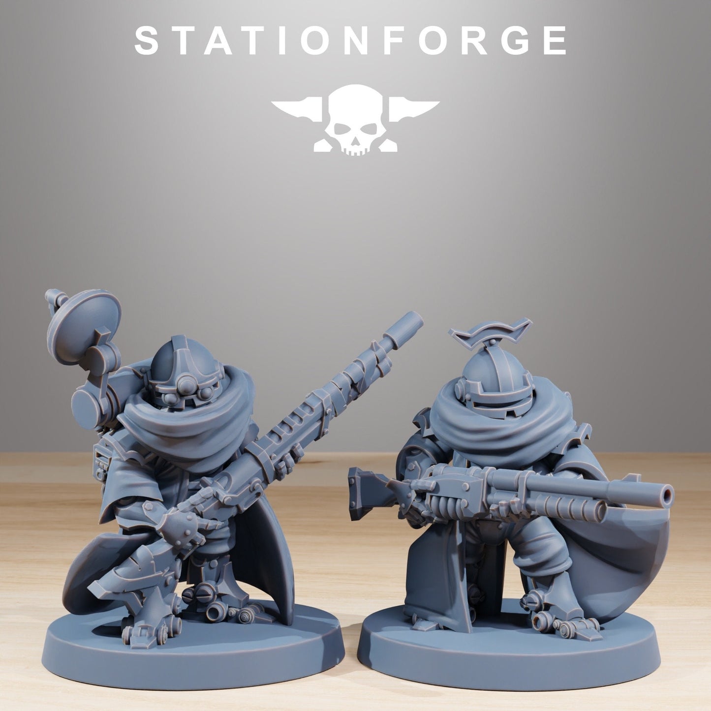 Scavenger Advanced Junkards (Set of 10) + Base(s) by Station Forge - Mechanicus | Mars Tech Priests | Machine Cult | Grimdark Future
