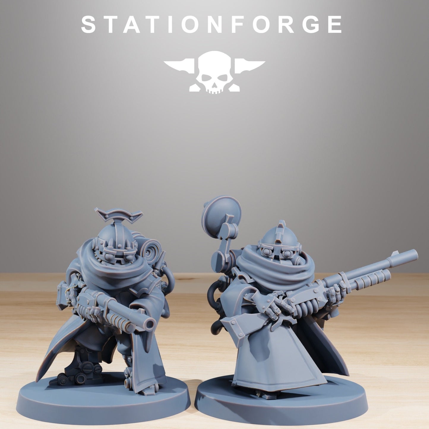 Scavenger Advanced Junkards (Set of 10) + Base(s) by Station Forge - Mechanicus | Mars Tech Priests | Machine Cult | Grimdark Future