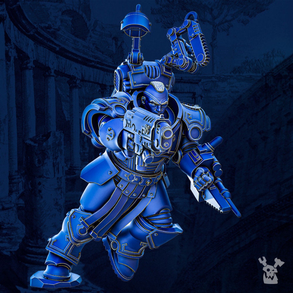 Legio Prima Victrix - Medic by DakkaDakka Miniatures - Grimdark | Sci-fi Future | Ultra Space | Marine Warriors