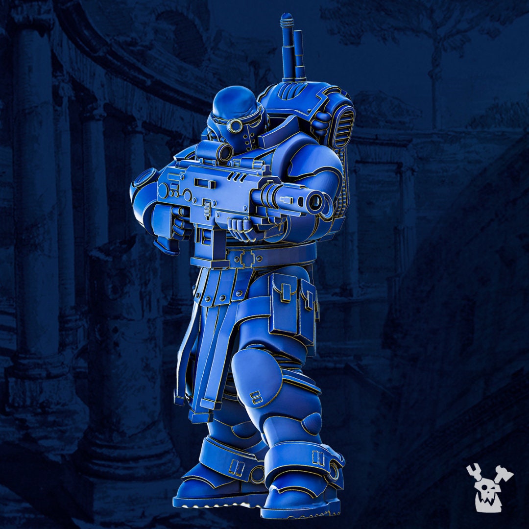 Legio Prima Victrix - Princeps Tacet Vestiga Squad (Set of 5) by DakkaDakka Miniatures - Grimdark | Sci-fi Future | Ultra Space