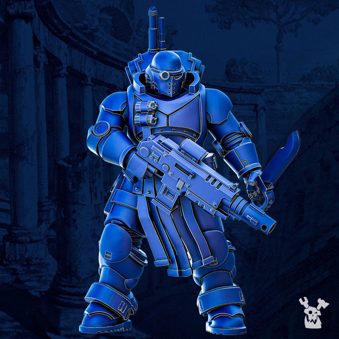 Legio Prima Victrix - Princeps Tacet Vestiga Squad (Set of 5) by DakkaDakka Miniatures - Grimdark | Sci-fi Future | Ultra Space