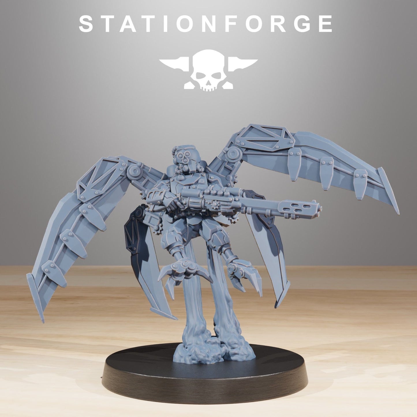 Scavenger Strikers #2 (Set of 5) + Base(s) by Station Forge - Mechanicus | Waste Nomads | Mars Tech Priests | Machine Cult | Grimdark Future