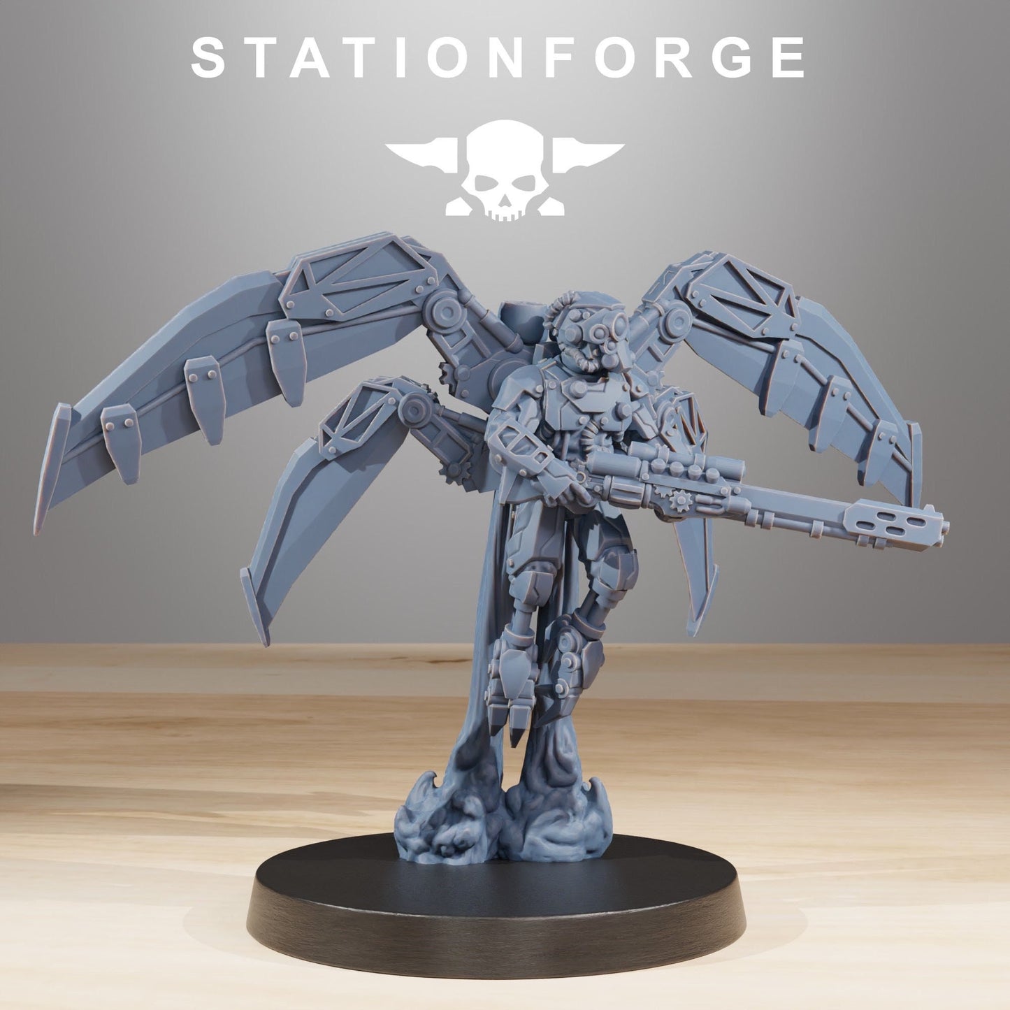 Scavenger Strikers #2 (Set of 5) + Base(s) by Station Forge - Mechanicus | Waste Nomads | Mars Tech Priests | Machine Cult | Grimdark Future