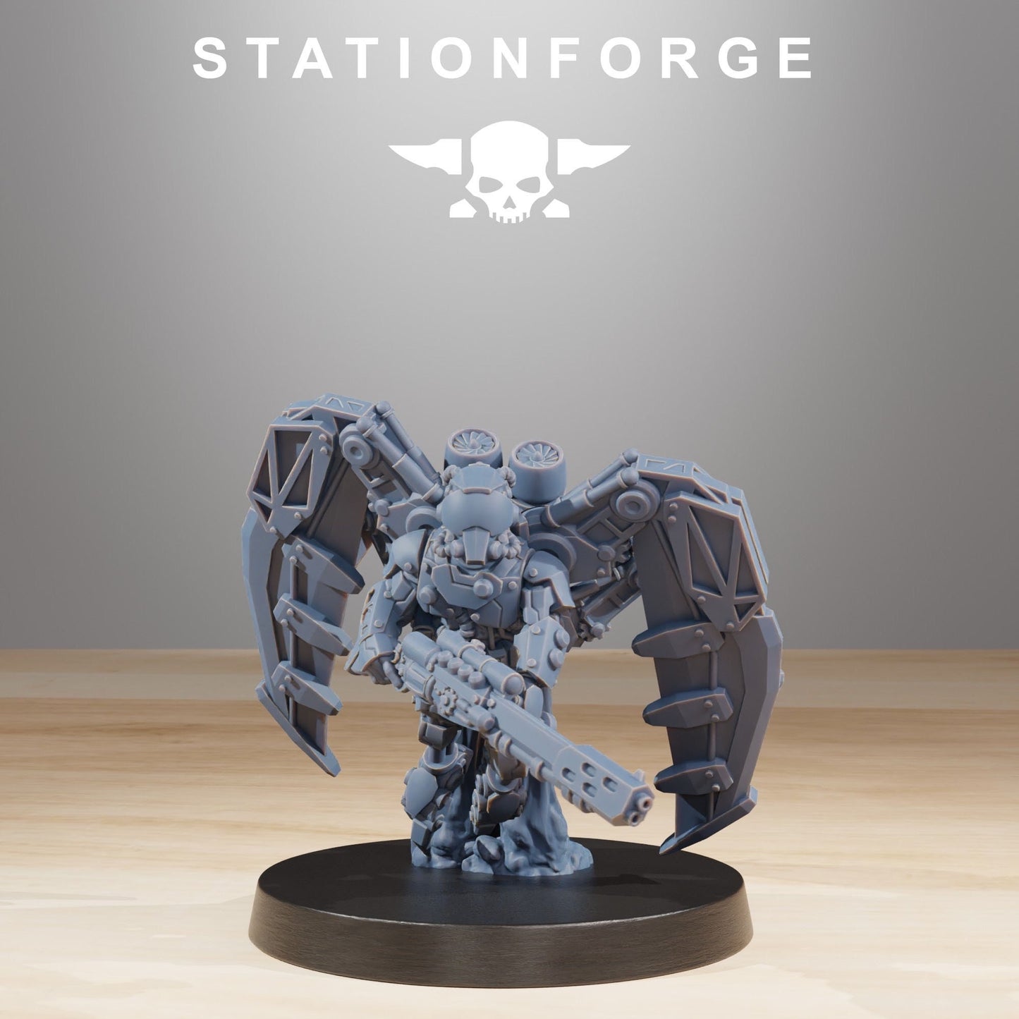 Scavenger Strikers #2 (Set of 5) + Base(s) by Station Forge - Mechanicus | Waste Nomads | Mars Tech Priests | Machine Cult | Grimdark Future