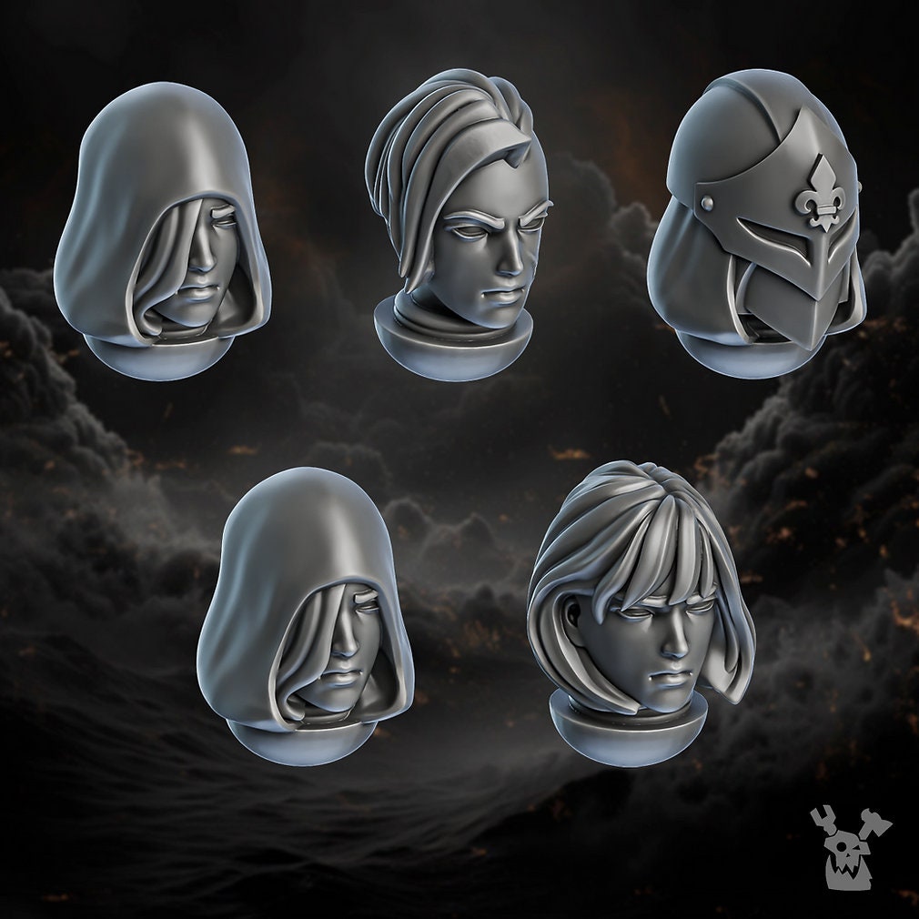 Sisters of Minor Guilt Heads #2 (Set of 5)
