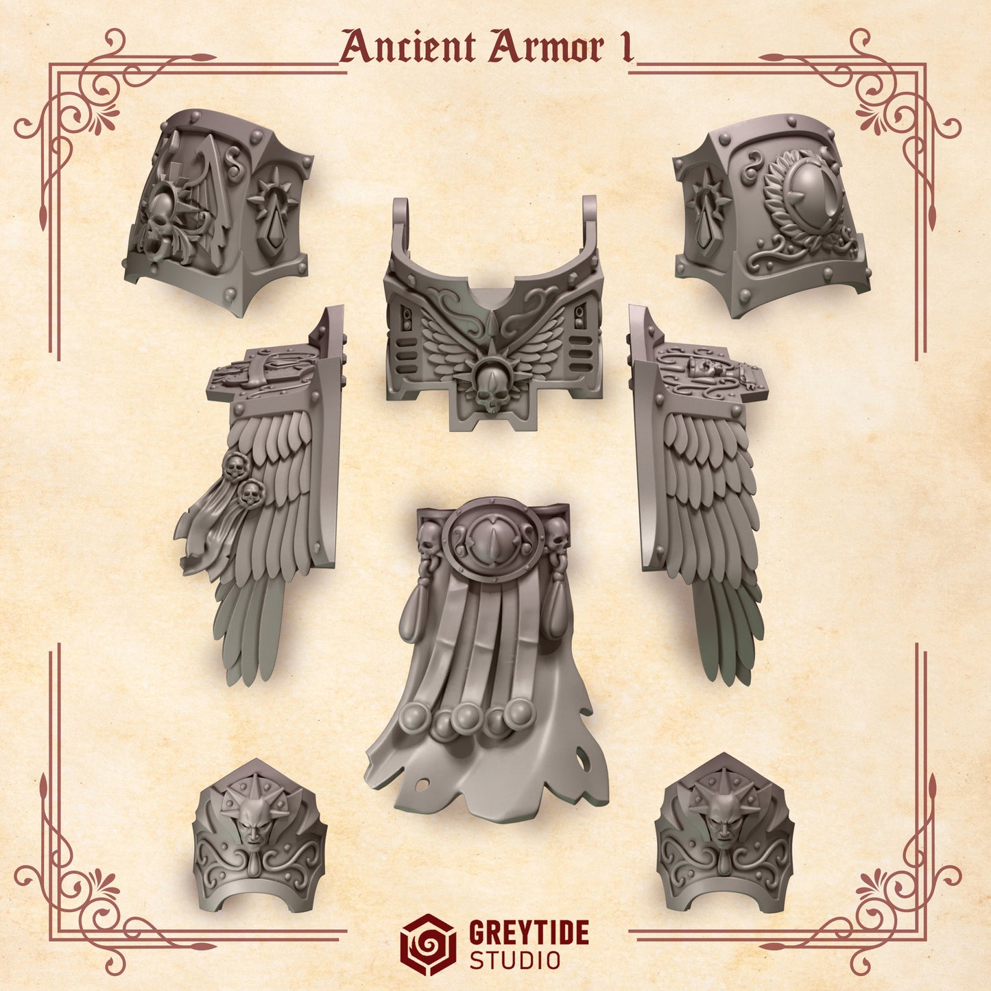 Crimson Lords Ancient Armor [Greytide Studio]