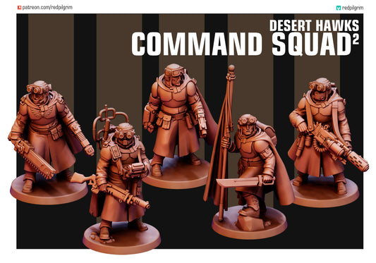 Desert Hawks Command Squad 2 (5 Models)