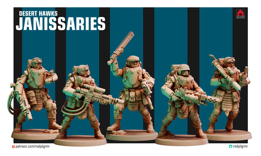 Desert Hawks Janissaries v2 (Set of 5)