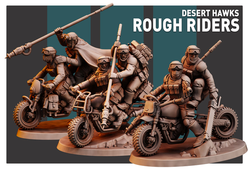 Desert Hawks Rough Riders (3 Models)