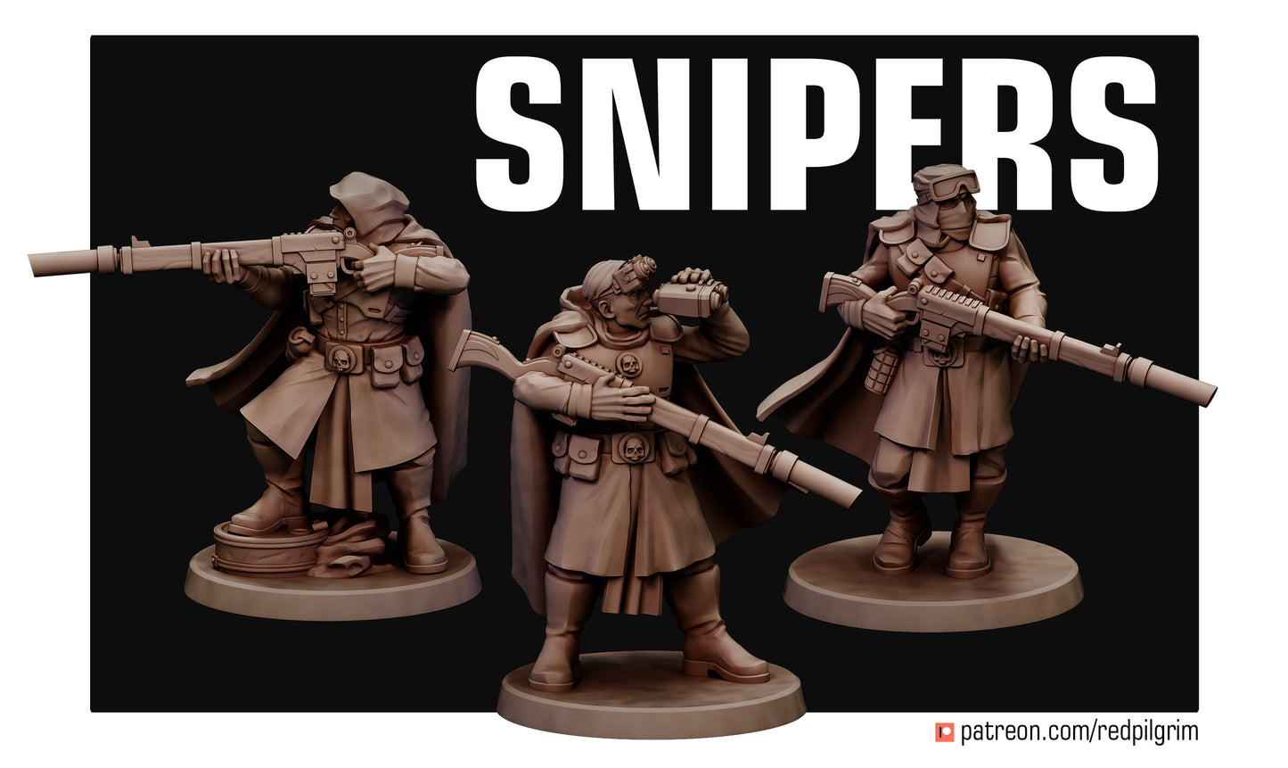 Desert Hawks Snipers (3 Models)