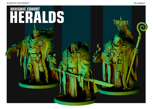 Miasmic Cohort Heralds (3 Models)