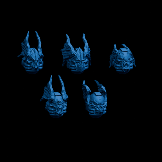 Noctura Helms (Set of 5) [DakkaDakka]