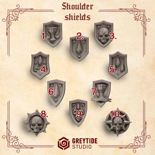 Crimson Lords Joust Shields (Set of 10) [Greytide Studio]