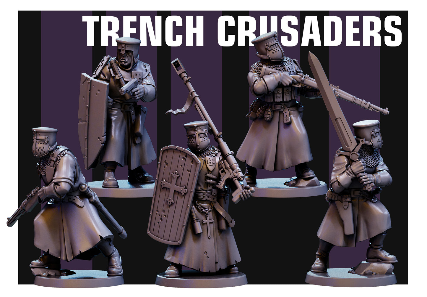Trench Crusaders (5 Models)