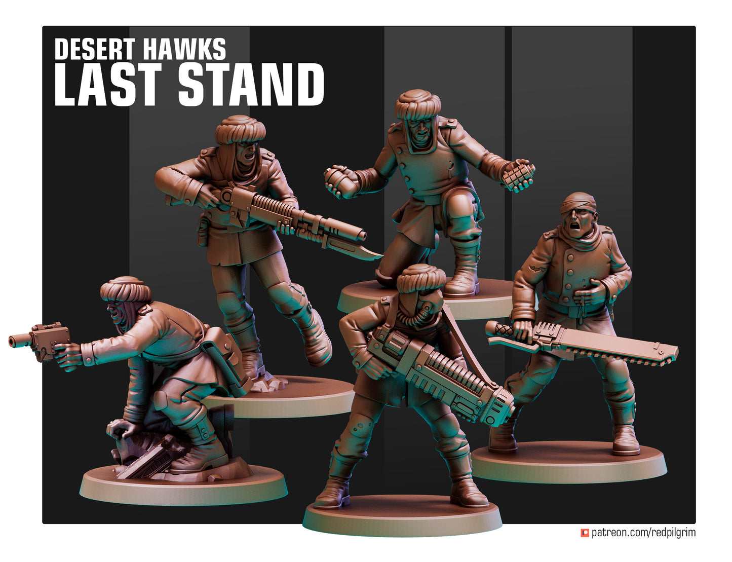 Desert Hawks Last Stand (Set of 5)