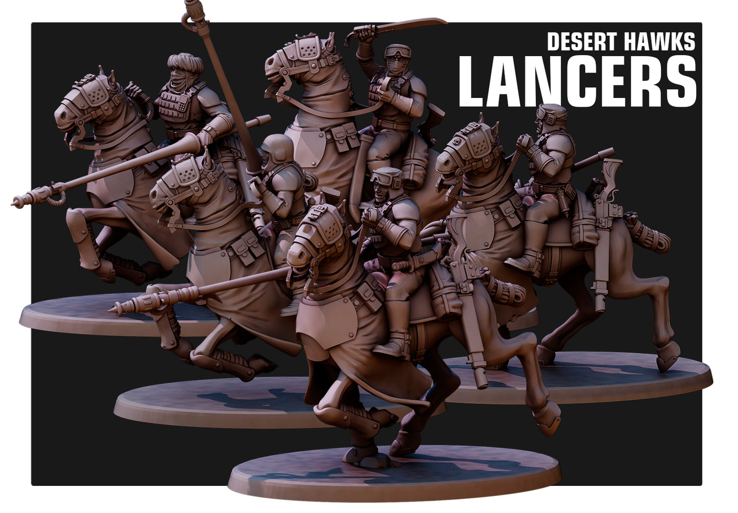 Desert Hawks Lancers (Set of 5)
