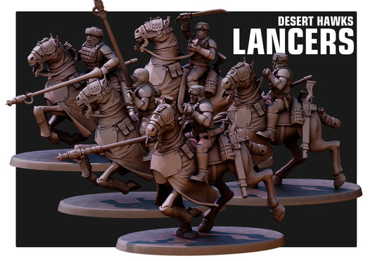 Desert Hawks Lancers (Set of 5)