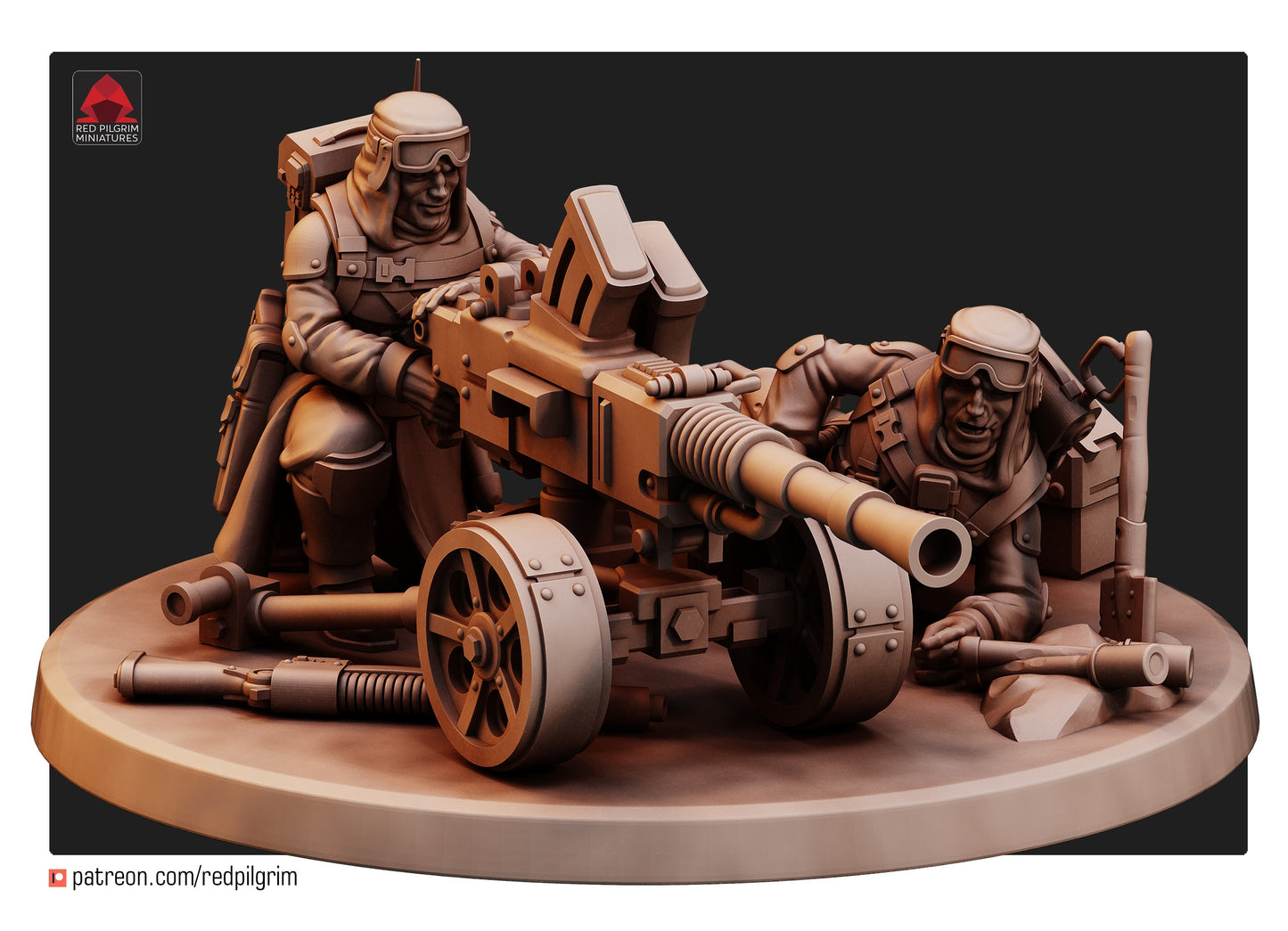 Desert Hawks Heavy Support Turret Las