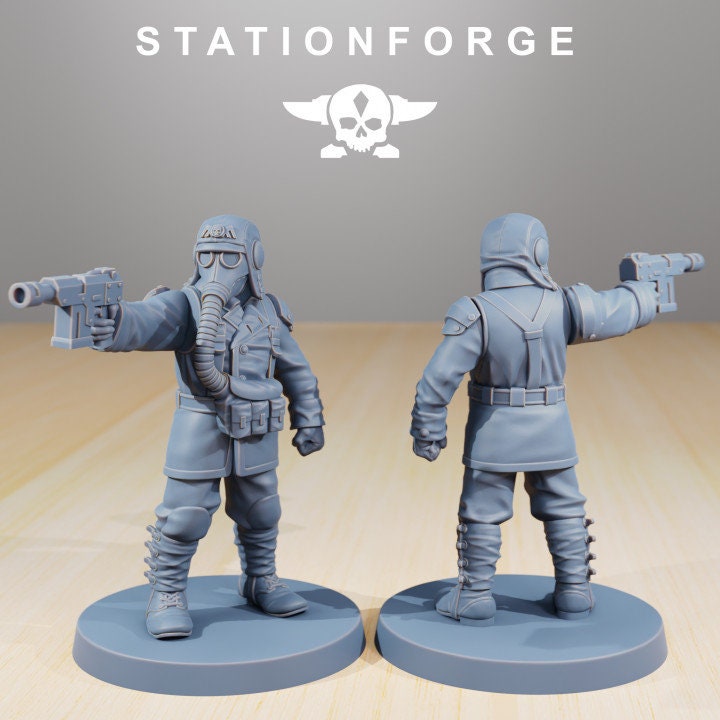 GrimGuard SF-19A Fighter Plane by Station Forge Miniatures