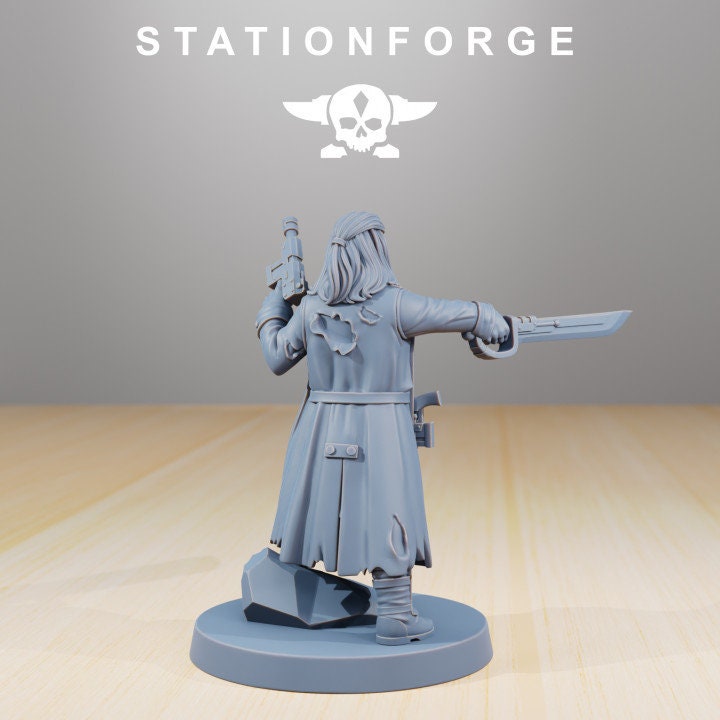 National Guard The Duchess + Base(s) 16K | 12K UHD Prints by Station Forge Miniatures