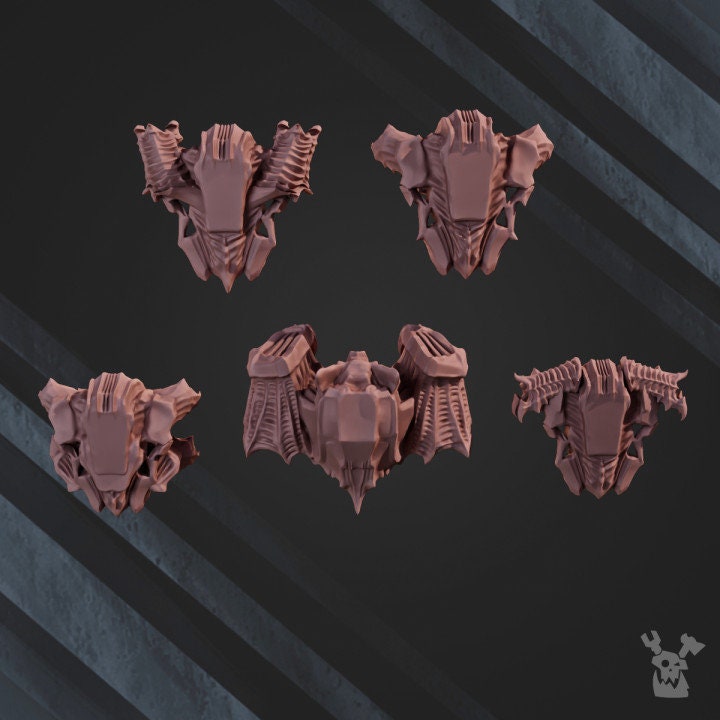 Nocturnal Backpacks (Set of 5) | OFFICIAL PREMIUM 8K RESOLUTION Miniatures by Dakka Dakka