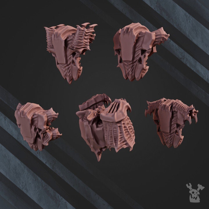 Nocturnal Backpacks (Set of 5) | OFFICIAL PREMIUM 8K RESOLUTION Miniatures by Dakka Dakka