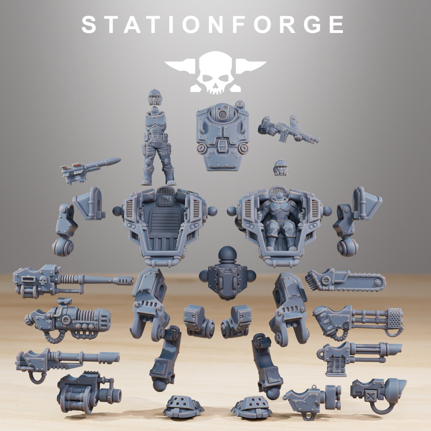 National Guard Warmech OFFICIAL 8K RESOLUTION PRINT by Station Forge