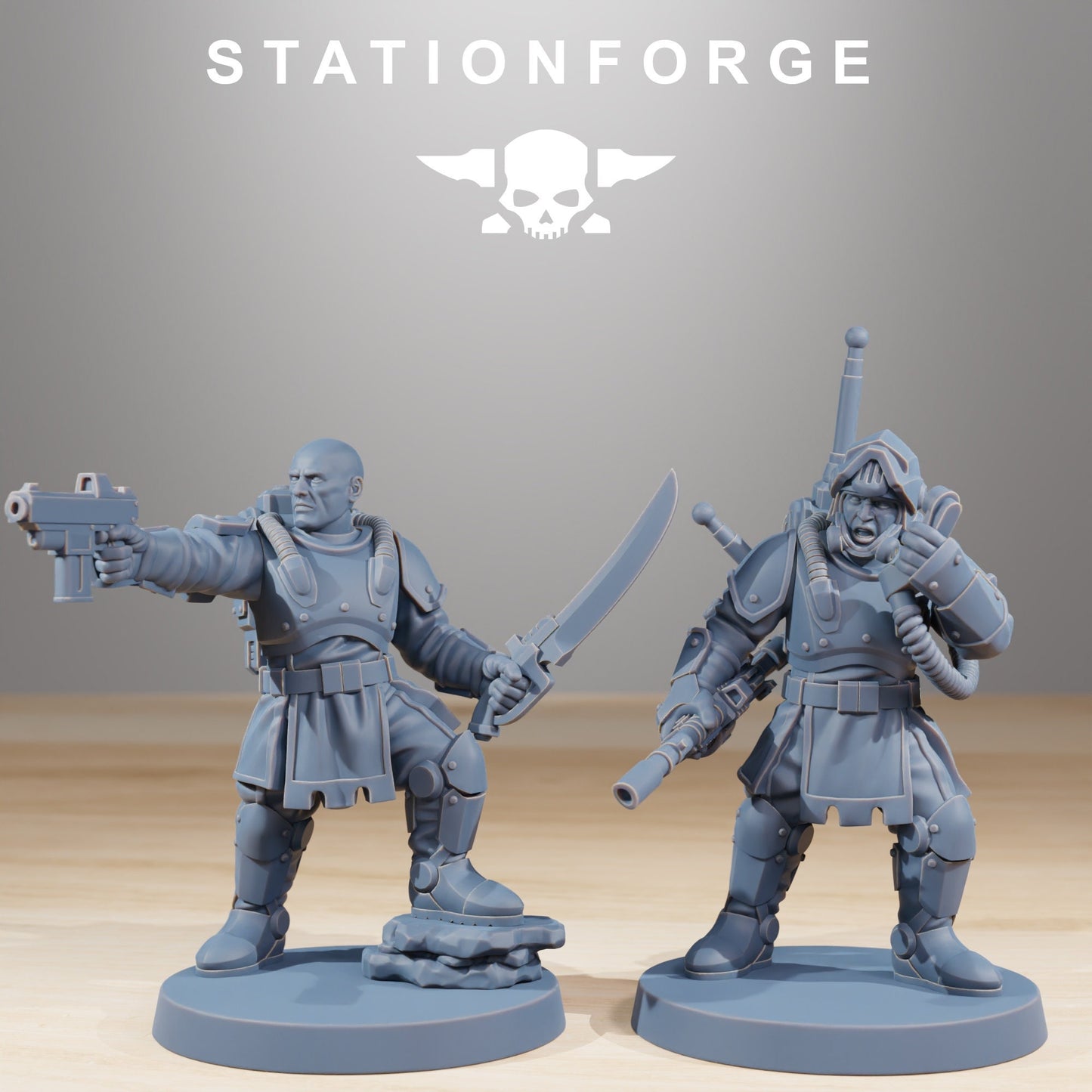 RoyalGuard Infantry Builders Kit (Set of 10) | High Detail 8K Resolution 3D Print | Grimdark Future Fantasy | by StationForge