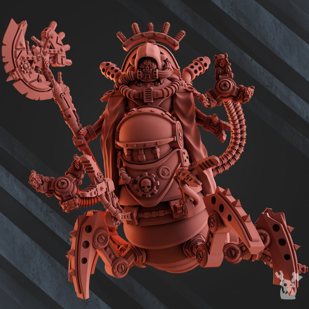 Machine Cult Archon Balthazar - | 8K Resin Printed Miniature | Machine Cult | Mechanicus | Grimdark Future | by DakkaDakka