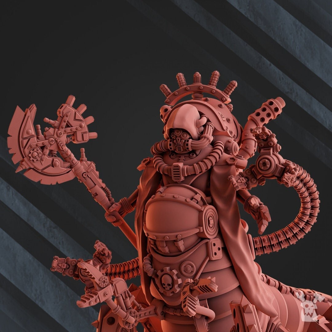 Machine Cult Archon Balthazar - | 8K Resin Printed Miniature | Machine Cult | Mechanicus | Grimdark Future | by DakkaDakka