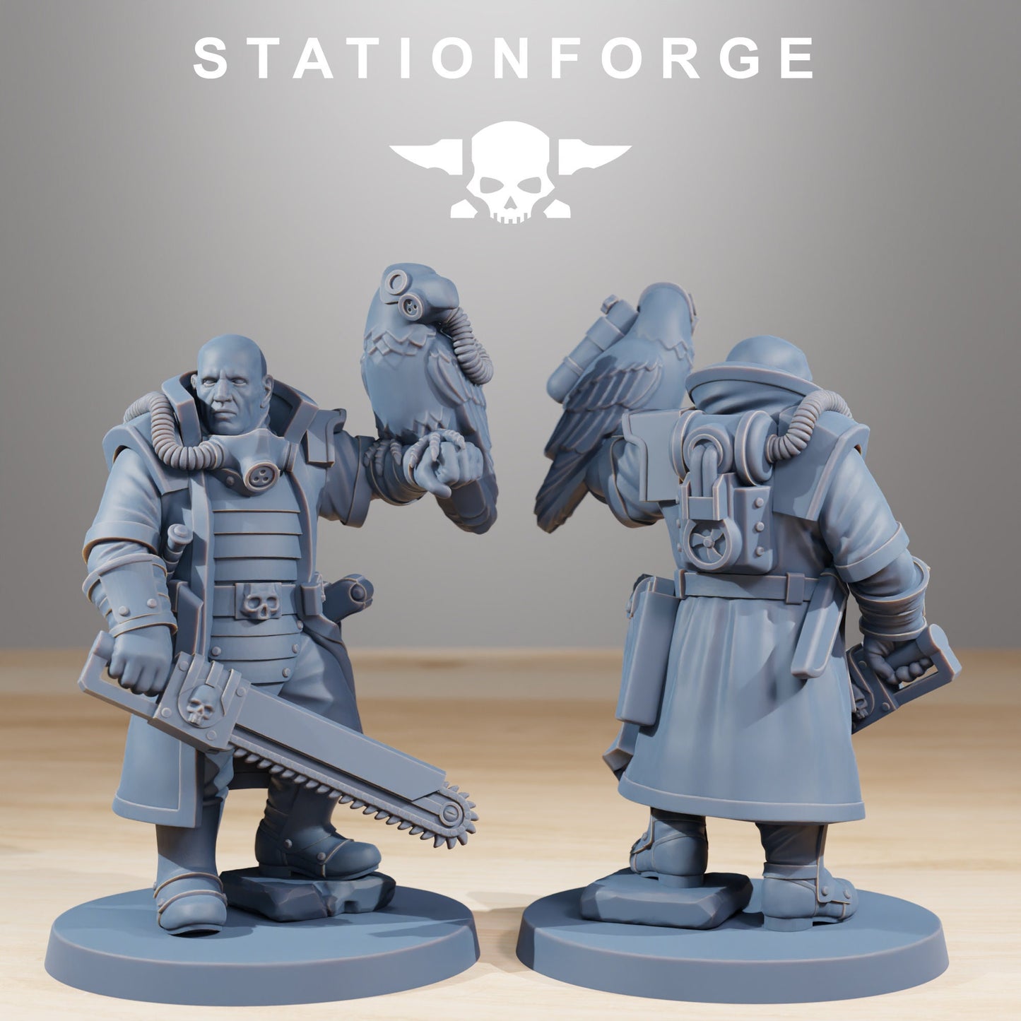 National Guard Royals + Base(s) by StationForge - Grimdark Future | Sci-fi | Wargames | Miniature Proxy | Inquisitors | GrimGuard | Imperial