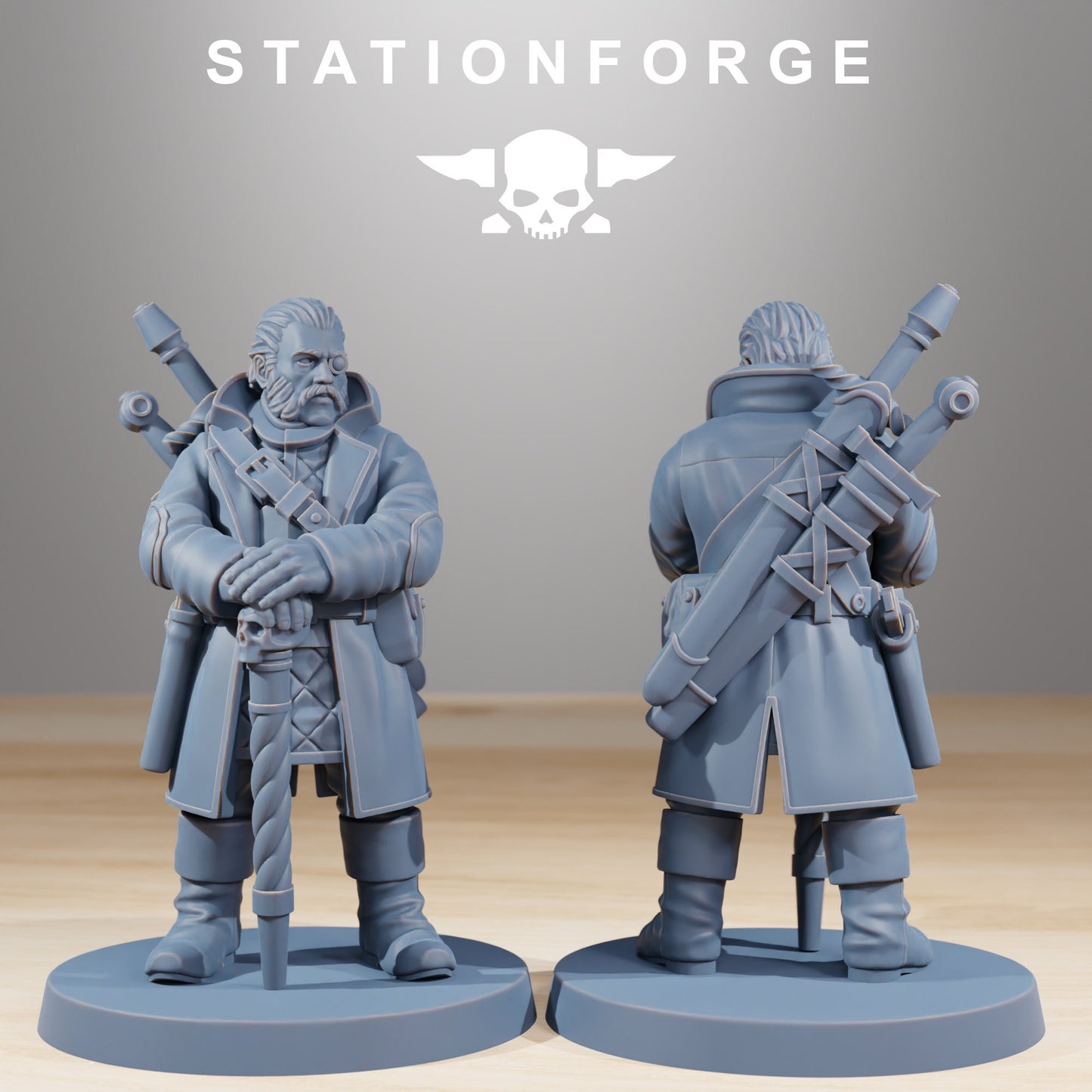 National Guard Royals + Base(s) by StationForge - Grimdark Future | Sci-fi | Wargames | Miniature Proxy | Inquisitors | GrimGuard | Imperial