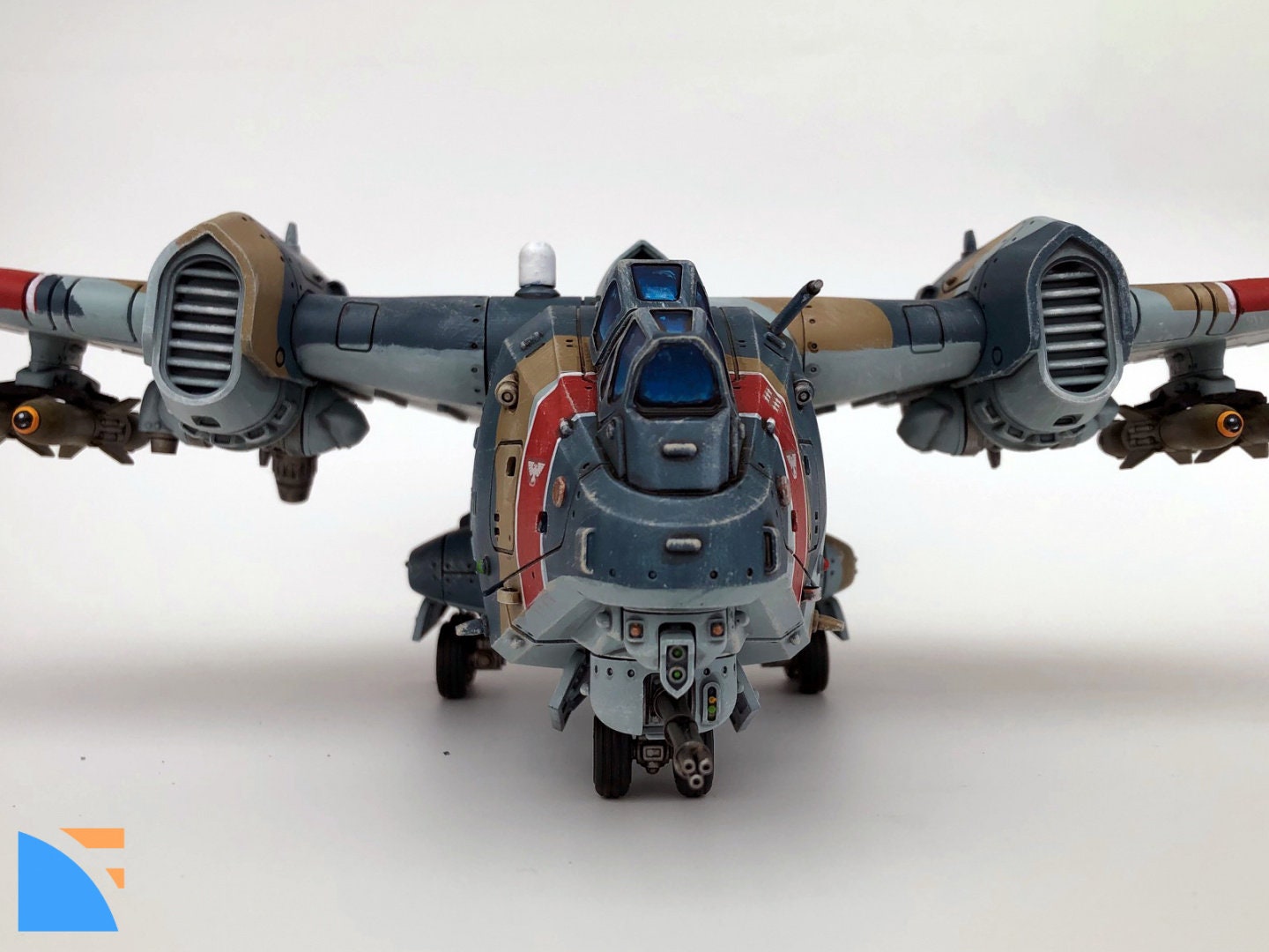 Valravn Assault Gunship (1 Model) by NFEYMA | Imperial Guard | Heavy Armored Military Vehicle | Tabletop Mini Model | Astra Sentinel |