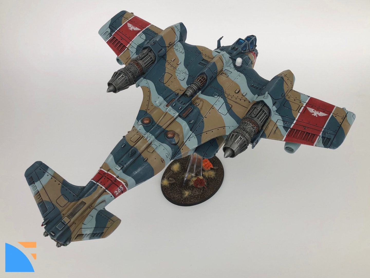 Valravn Assault Gunship (1 Model) by NFEYMA | Imperial Guard | Heavy Armored Military Vehicle | Tabletop Mini Model | Astra Sentinel |