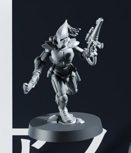Dust Pythons Squad (Set of 5) + Base(s) by アノニーマウス Miniatures