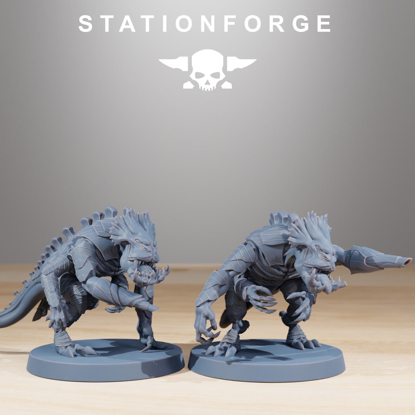 Xenarid Infantry + Base(s) by StationForge - Xenos | Alien | Prime | Gaunts | Hive Lord | Leviathan | Neurotyrant | Screamer