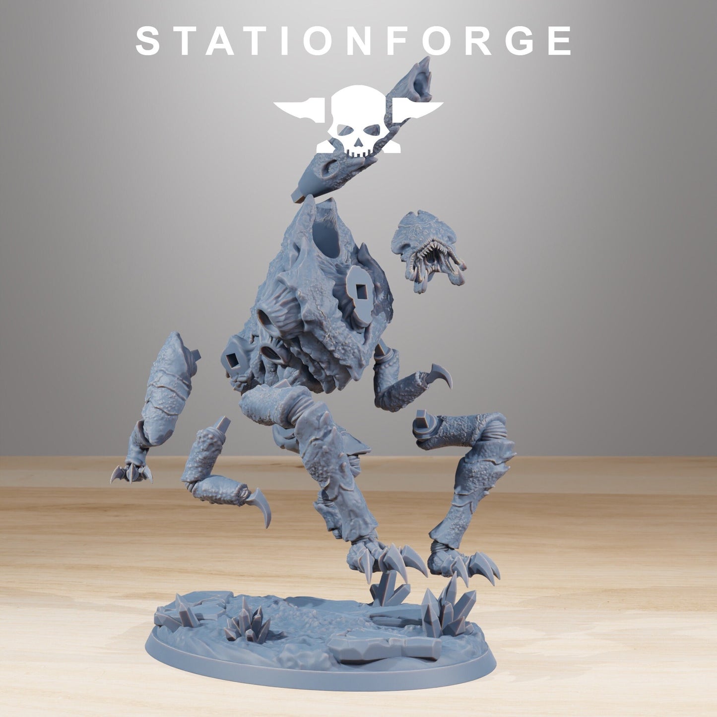 Xenarid Fluxus + Base(s) by StationForge - Xenos | Alien | Prime | Gaunts | Hive Lord | Leviathan | Neurotyrant | Screamer