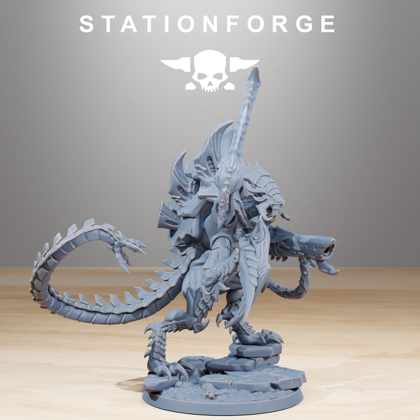 Xenarid Nyxar Hunter + Base(s) by StationForge - Xenos | Alien | Prime | Gaunts | Hive Lord | Leviathan | Neurotyrant | Screamer