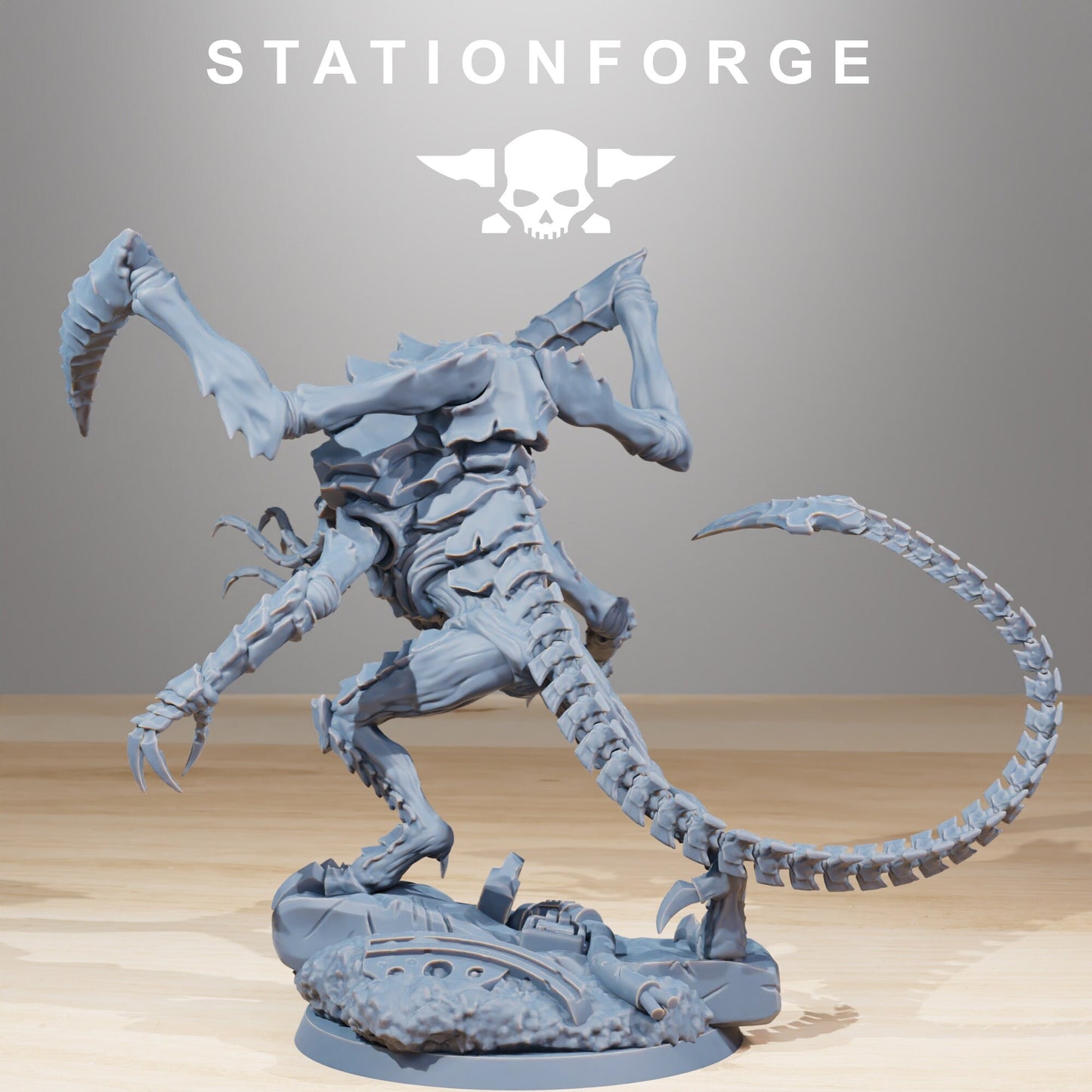 Xenarid Soul Eater + Base(s) by StationForge - Xenos | Alien | Prime | Gaunts | Hive Lord | Leviathan | Neurotyrant | Screamer