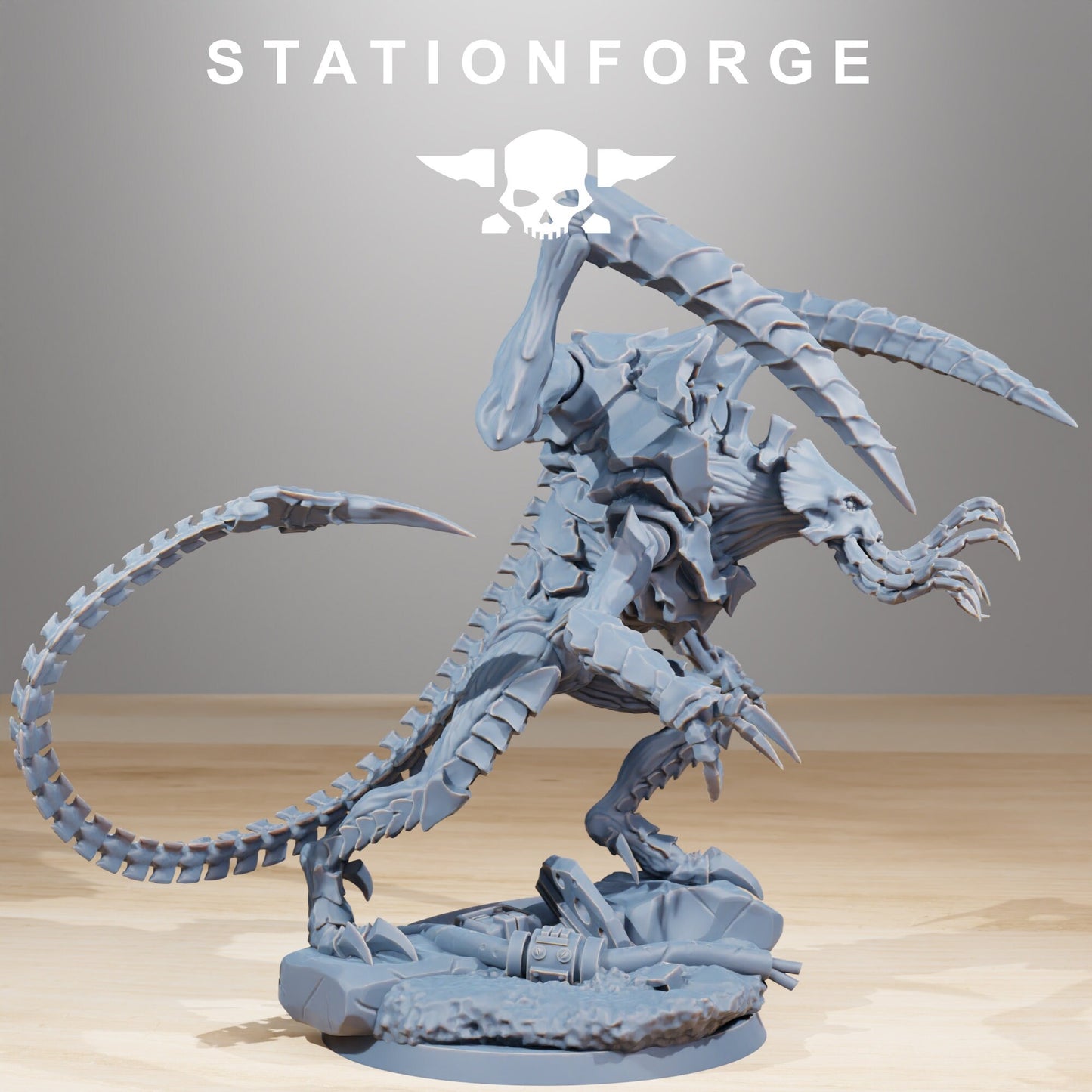 Xenarid Soul Eater + Base(s) by StationForge - Xenos | Alien | Prime | Gaunts | Hive Lord | Leviathan | Neurotyrant | Screamer