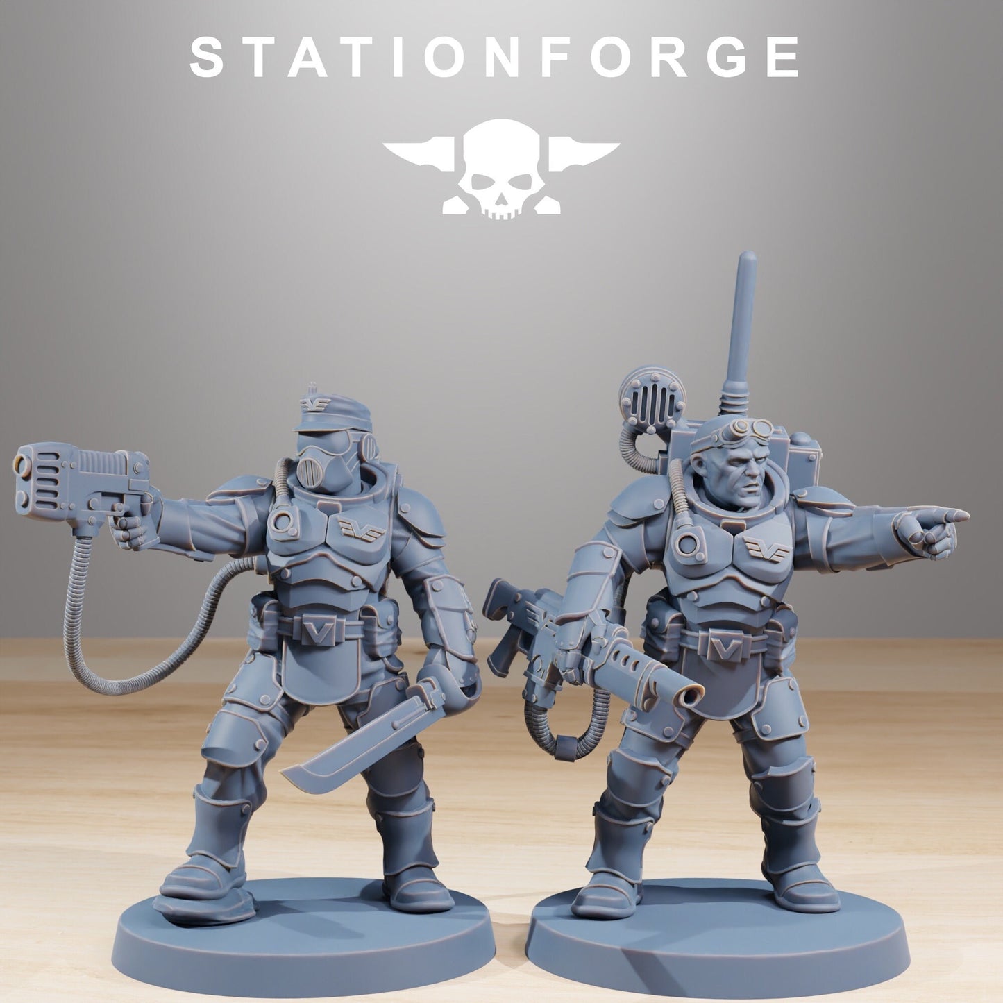 Vaskar Commandos (Set of 10) by StationForge - | Imperial Guard | Death Division | Imperium | Scions | Commandos | Catachans