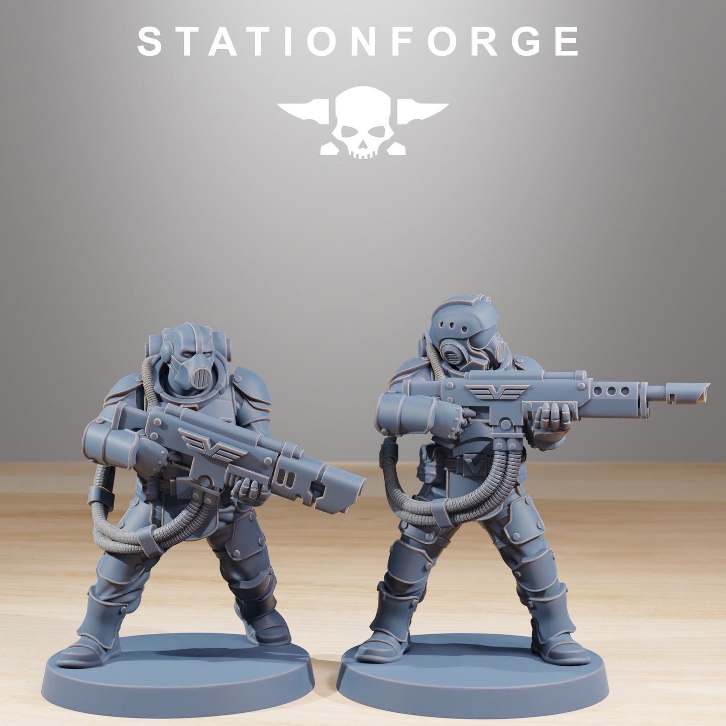 Vaskar Commandos (Set of 10) by StationForge - | Imperial Guard | Death Division | Imperium | Scions | Commandos | Catachans