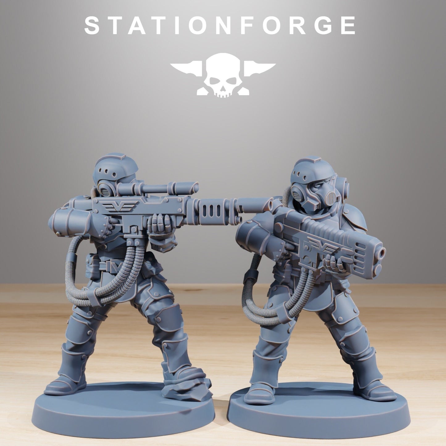 Vaskar Commandos (Set of 10) by StationForge - | Imperial Guard | Death Division | Imperium | Scions | Commandos | Catachans