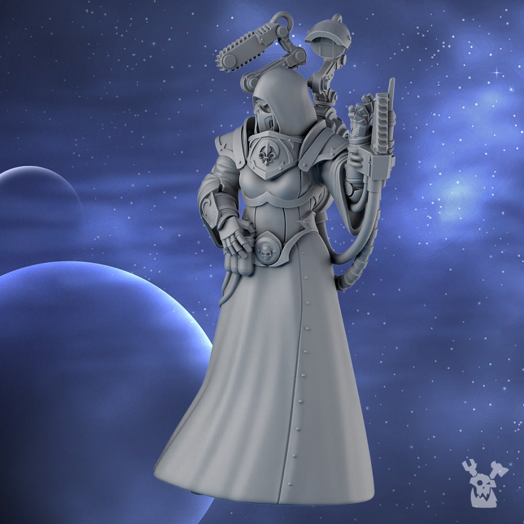 Daughter of Mercy by DakkaDakka Miniatures - Grimdark Future | Sororitas | Sisters | Nuns | Silence | Angels | Gothic | Adepta