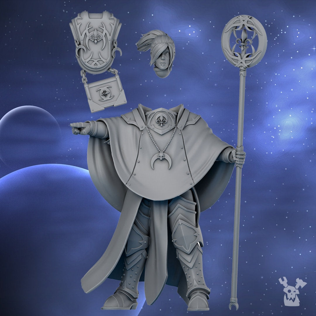 Order Oath Keeper by DakkaDakka Miniatures - Grimdark Future | Sororitas | Sisters | Nuns | Silence | Angels | Gothic | Adepta